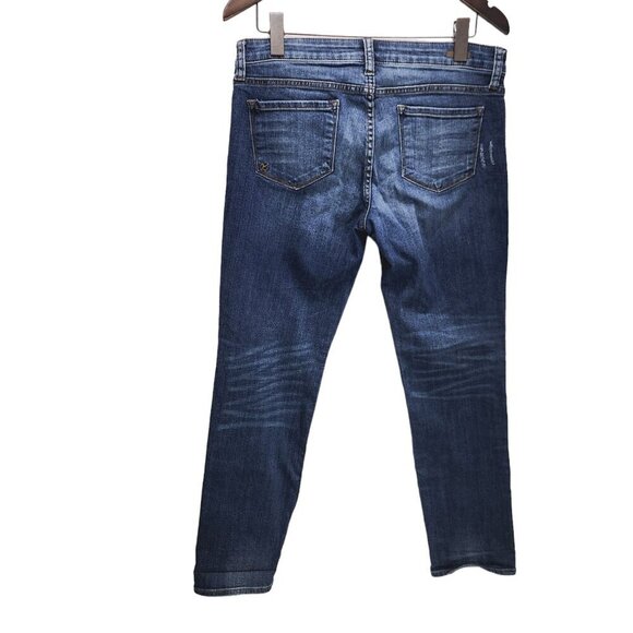 Kut From the Kloth Boyfriend‎ Jeans Women's Size 8 Distressed Denim KFTK - Picture 2 of 9